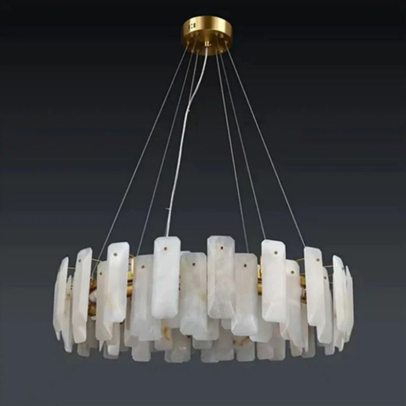 Moira Alabaster Round Chandelier - product detail 6