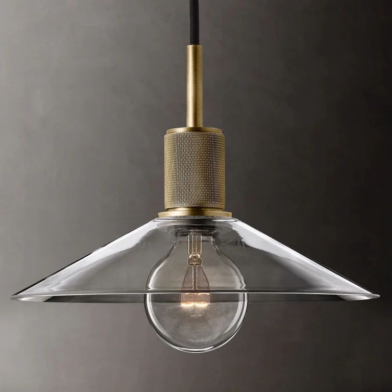 Mechanic Glass Slope Shade Pendant main view