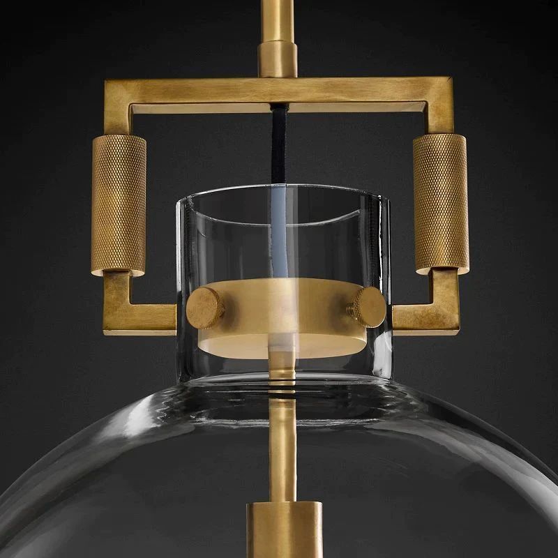 Mechanic Globe Pendant detail view