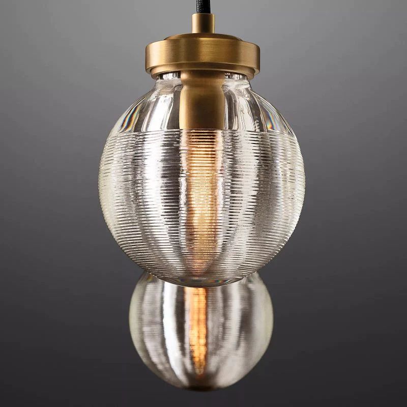 Pearl Rectangle Chandelier 54 inch detail view