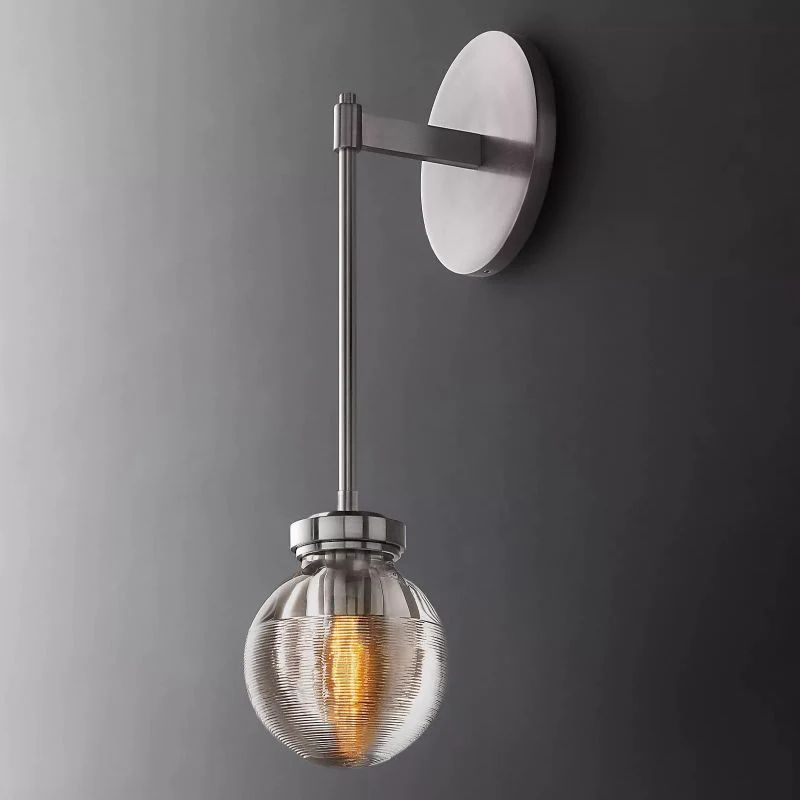 Pearl Sconce Rod angled view