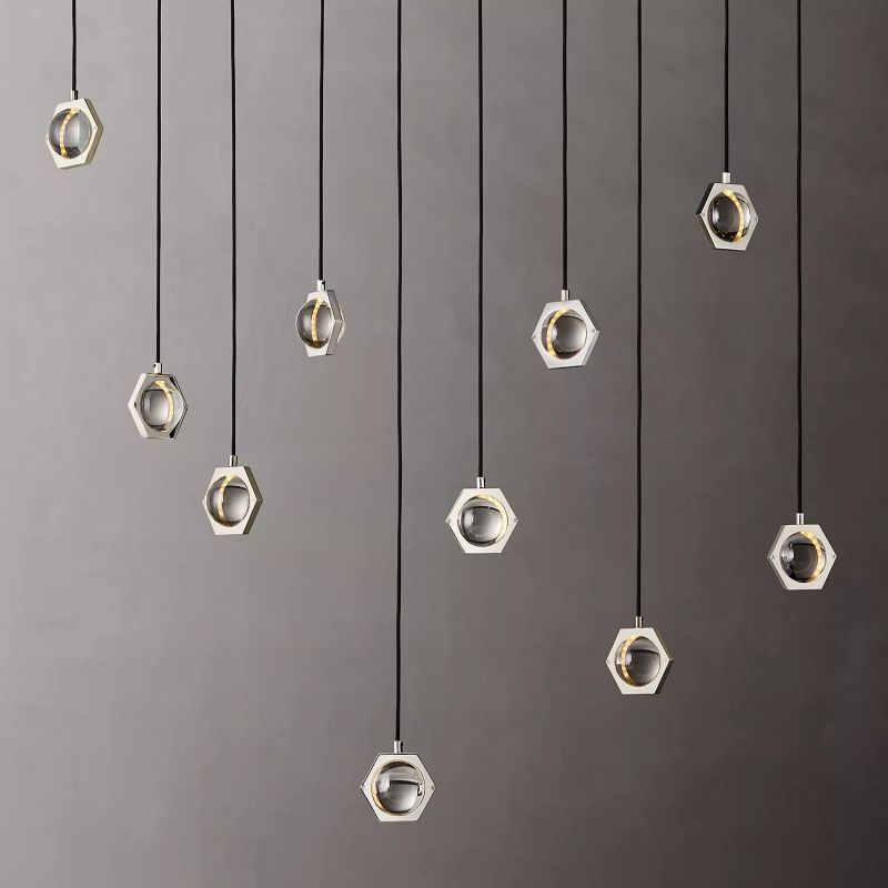 Planet Linear Chandelier 72" - detail 3