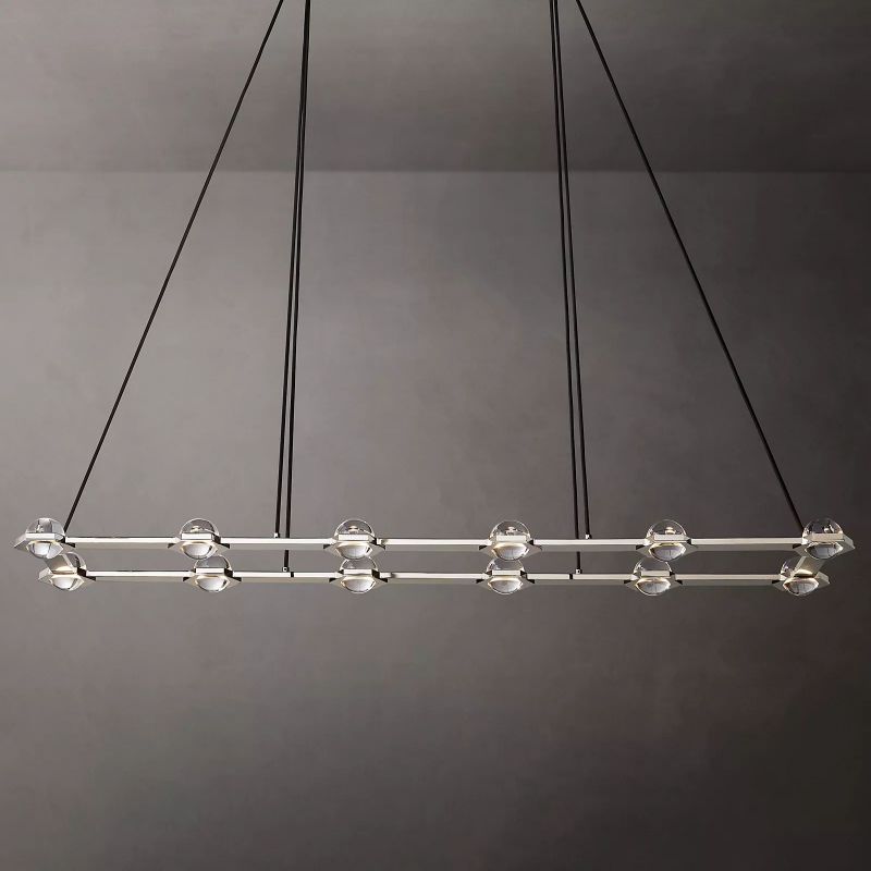 Planet Rectangular Chandelier 72" - detail 3