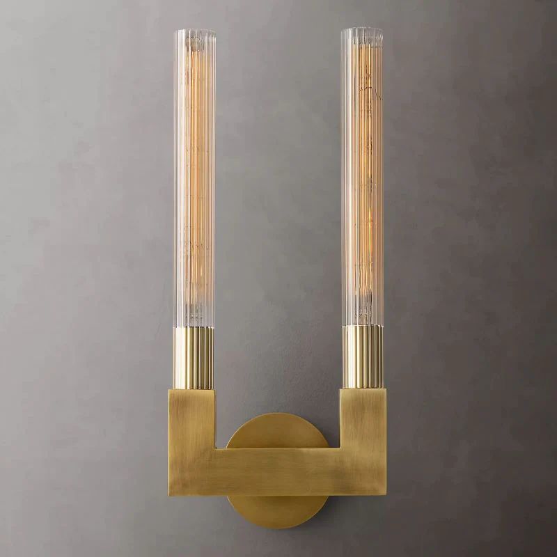 Pridan Glass Double Wall Sconce main view