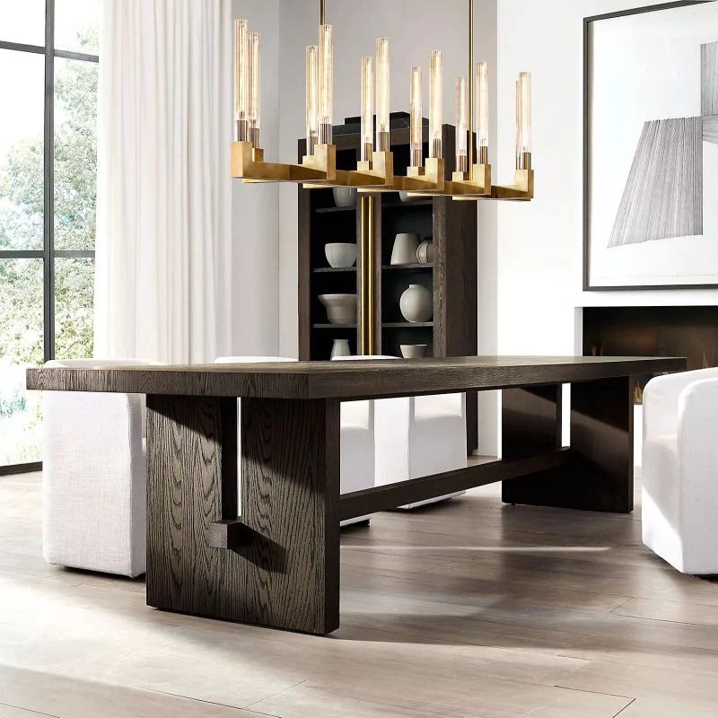Pridan Glass Linear Chandelier 67 inch detail view