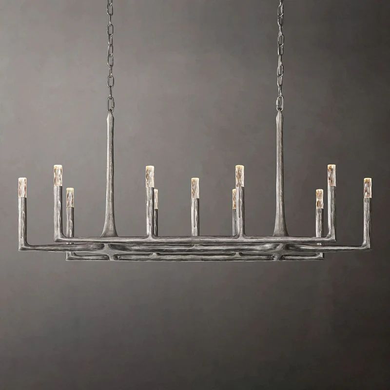 Radius Linear Chandelier 54 inch detail view