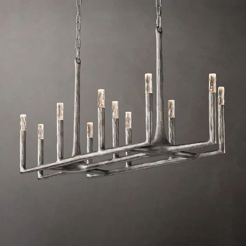 Radius Linear Chandelier 54 inch detail view