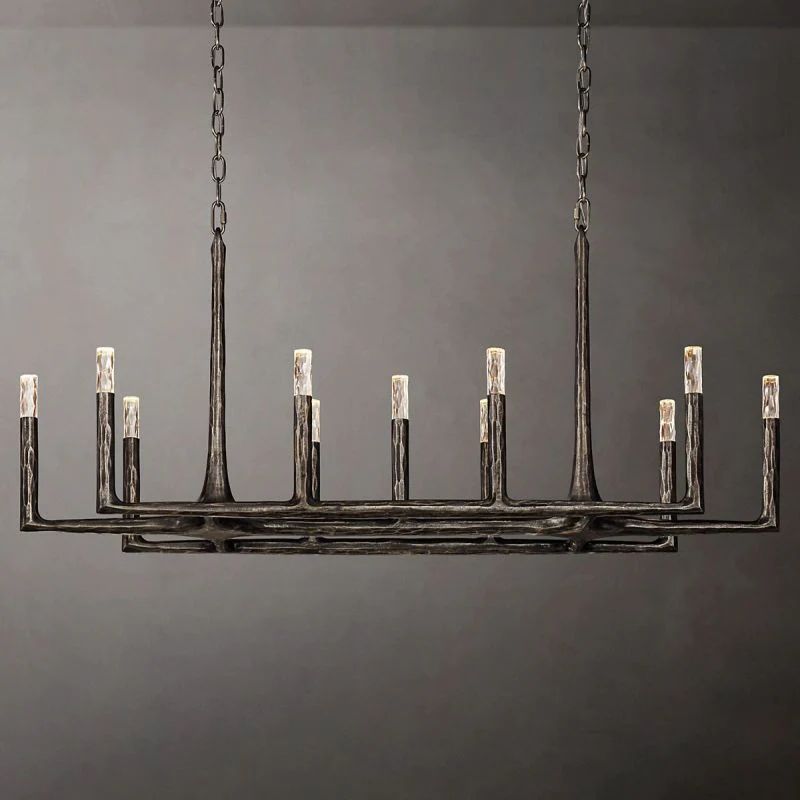 Radius Linear Chandelier 54 inch detail view