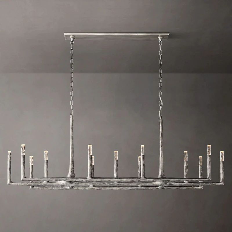 Radius Linear Chandelier 72 inch detail view