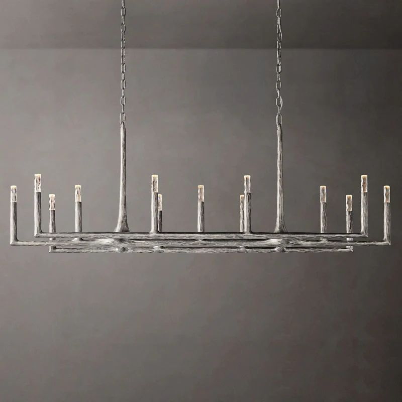 Radius Linear Chandelier 72 inch detail view