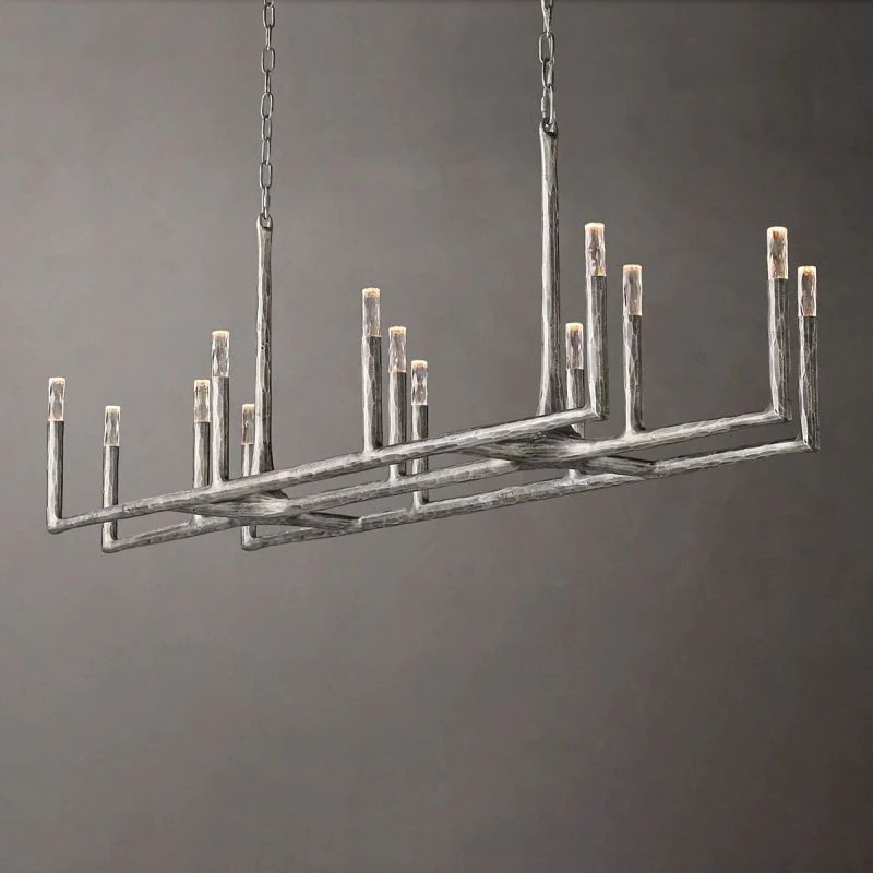 Radius Linear Chandelier 72 inch detail view