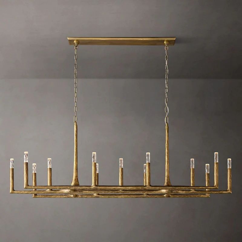 Radius Linear Chandelier 72 inch front view