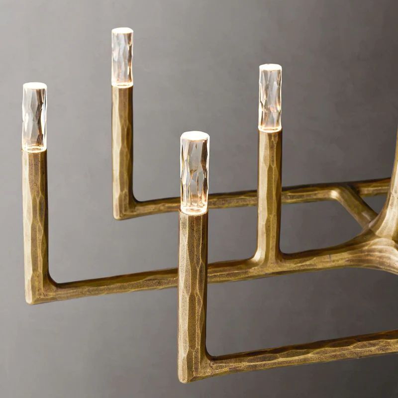 Radius Linear Chandelier 72 inch detail view