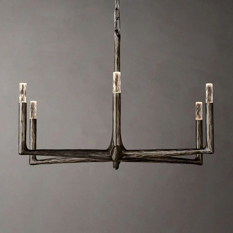 Radius Round Chandelier 36 inch detail view