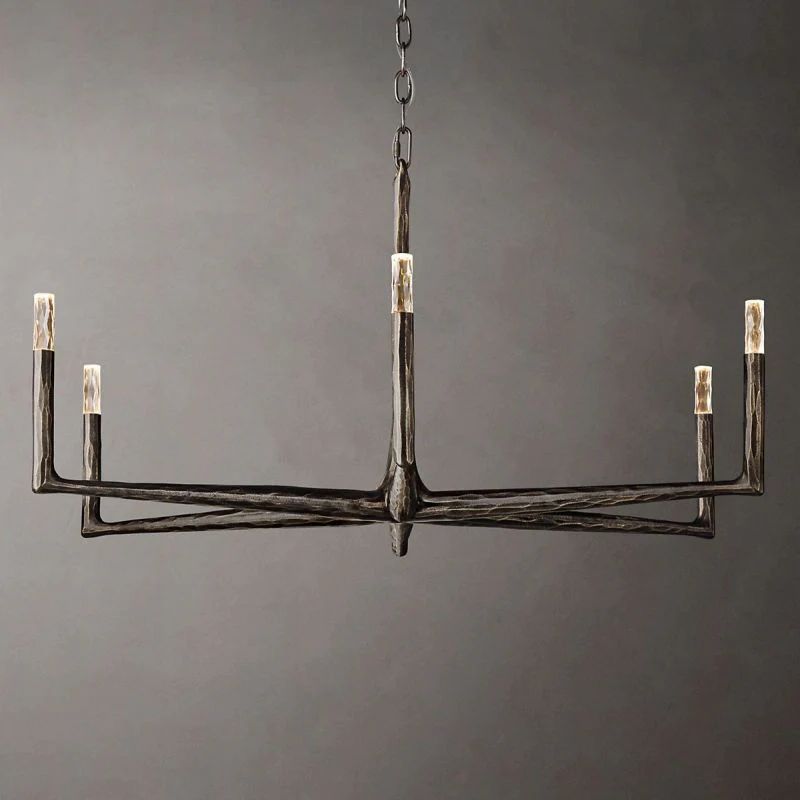Radius Round Chandelier 48 inch detail view