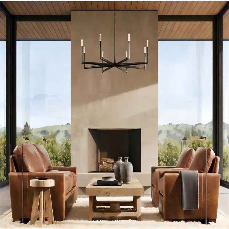 Radius Round Chandelier 72 inch detail view