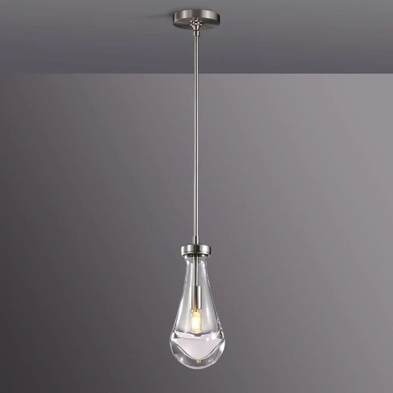 Raindrop Rod Pendant angled view