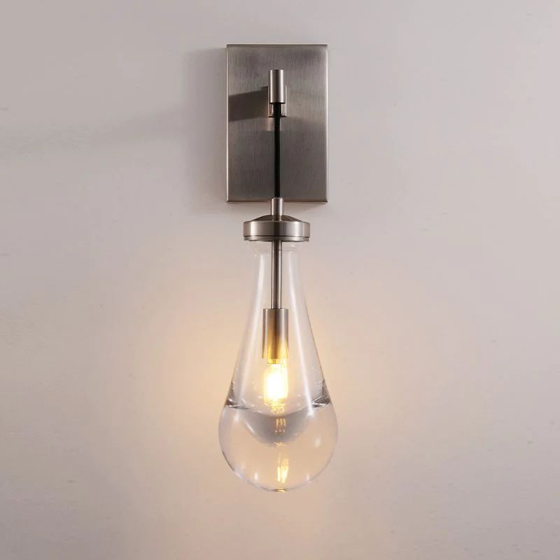 Raindrop Wall Sconce angled view