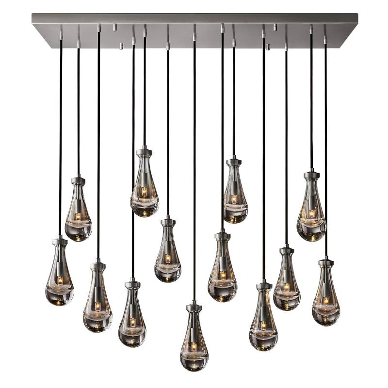 Raindrops Rectangular Chandelier 54" - detail 4