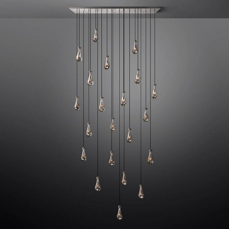 Raindrops Rectangular Chandelier 72" - detail 7