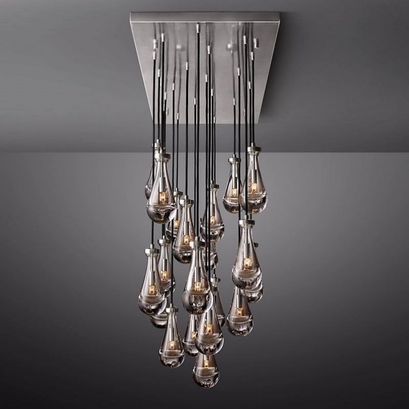 Raindrops Rectangular Chandelier 72" - detail 10