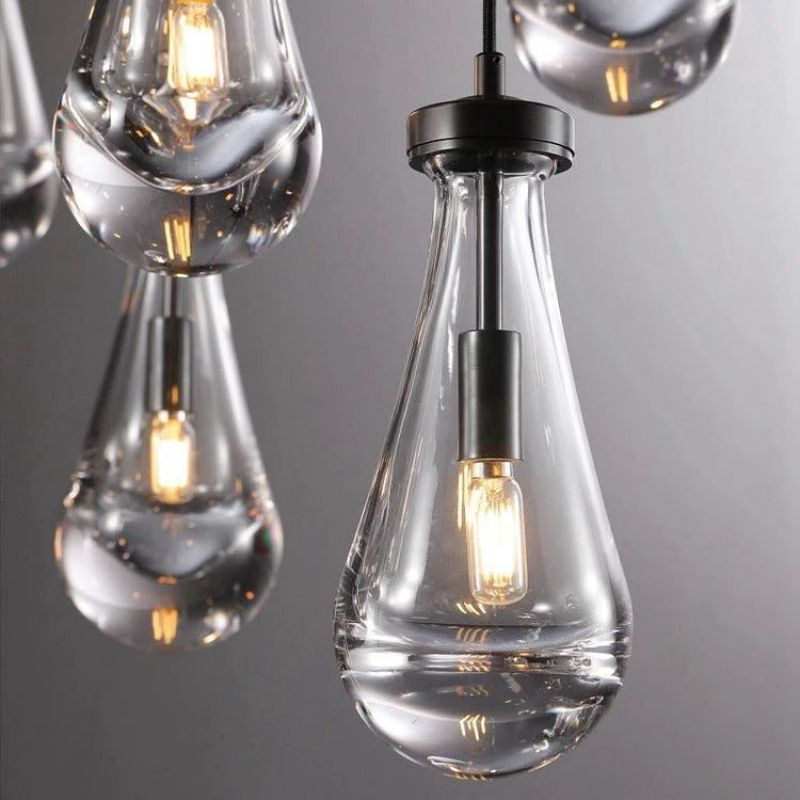 Raindrops Round Chandelier 36" - detail 6