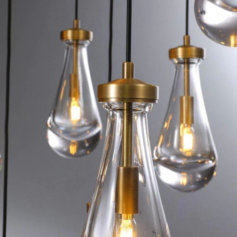 Raindrops Round Chandelier 36" - detail 5