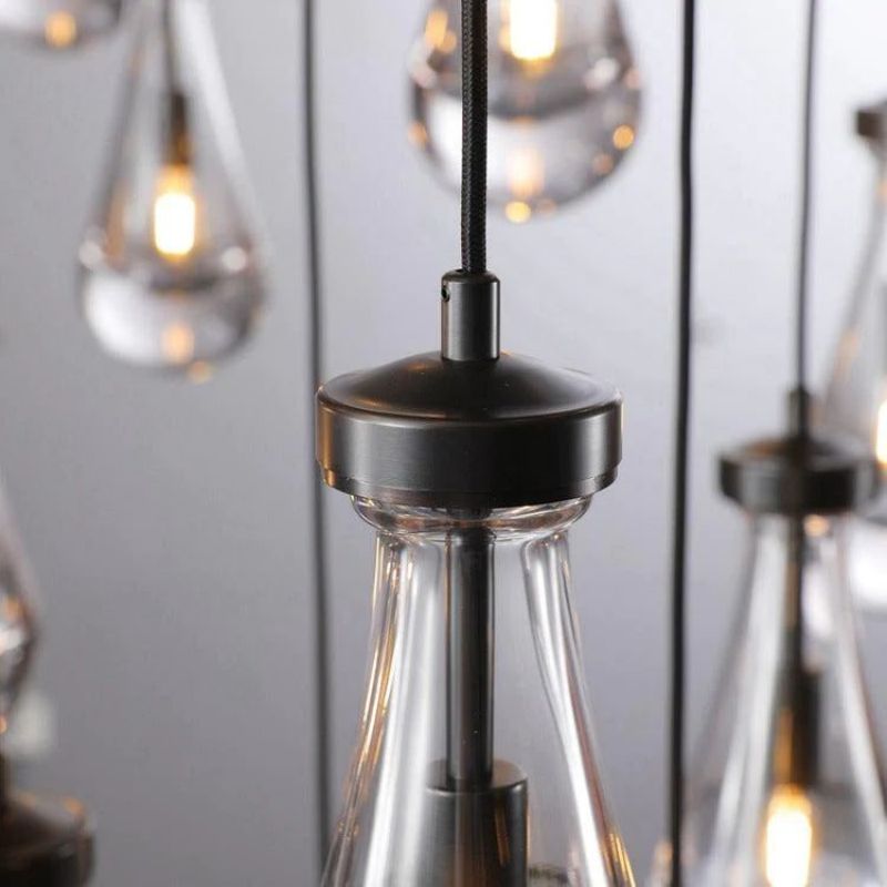 Raindrops Round Chandelier 60" - detail 6