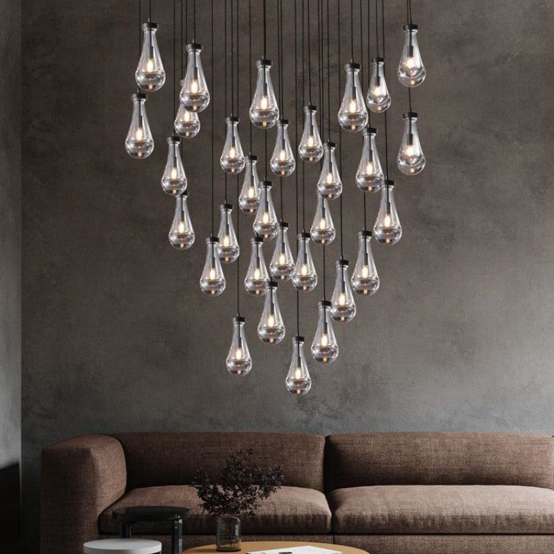 Raindrops Round Chandelier 60" - detail 10