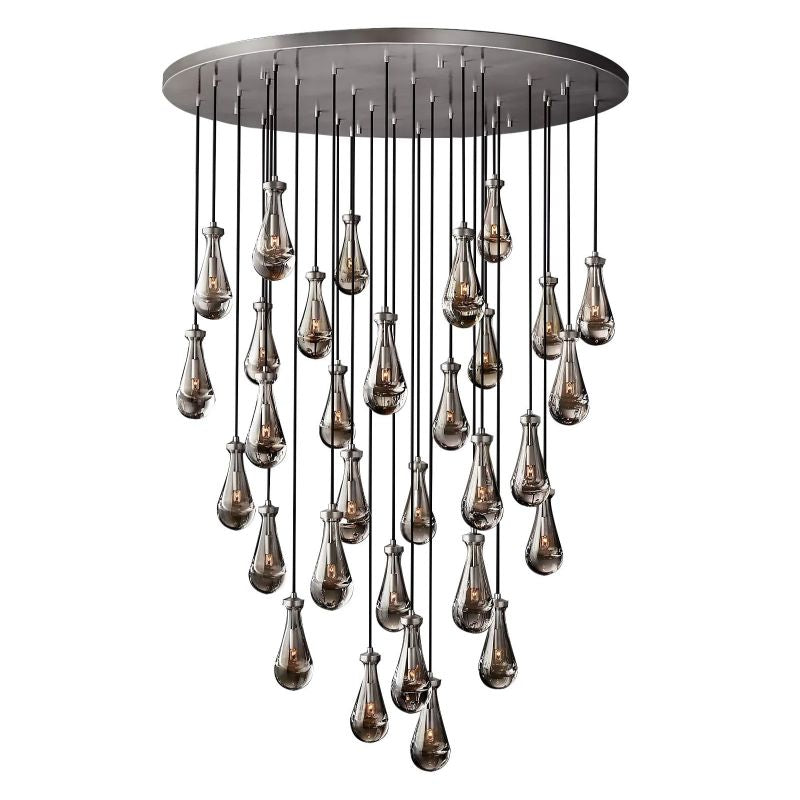 Raindrops Round Chandelier 60" - detail 4