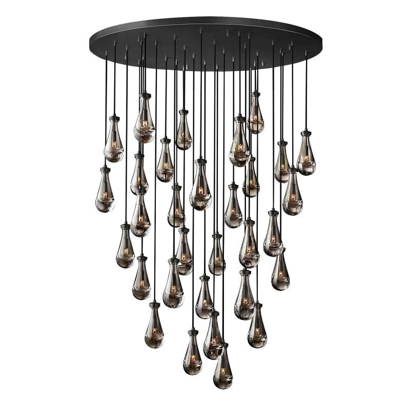 Raindrops Round Chandelier 60" - detail 3