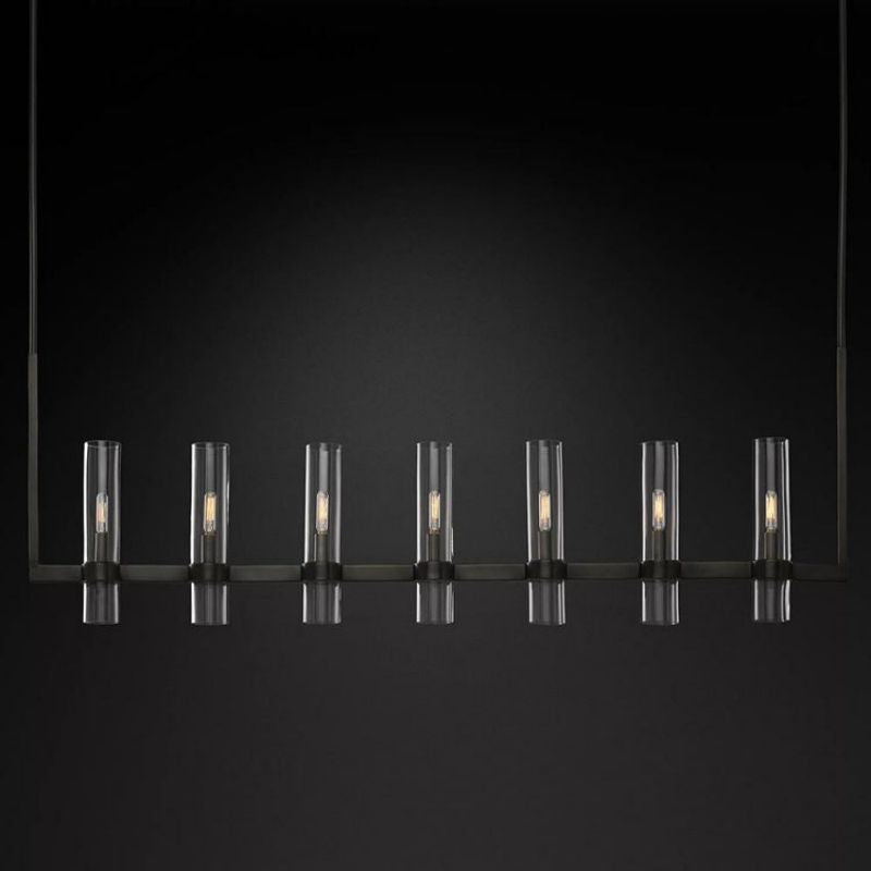 Ravelle Linear Chandelier 59" - detail 4