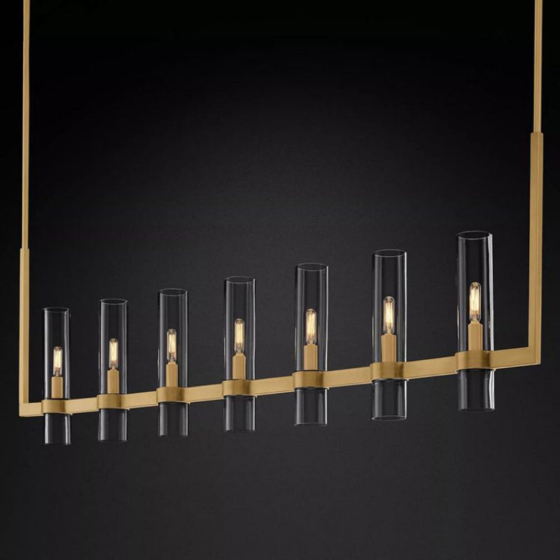 Ravelle Linear Chandelier 59" - detail 13