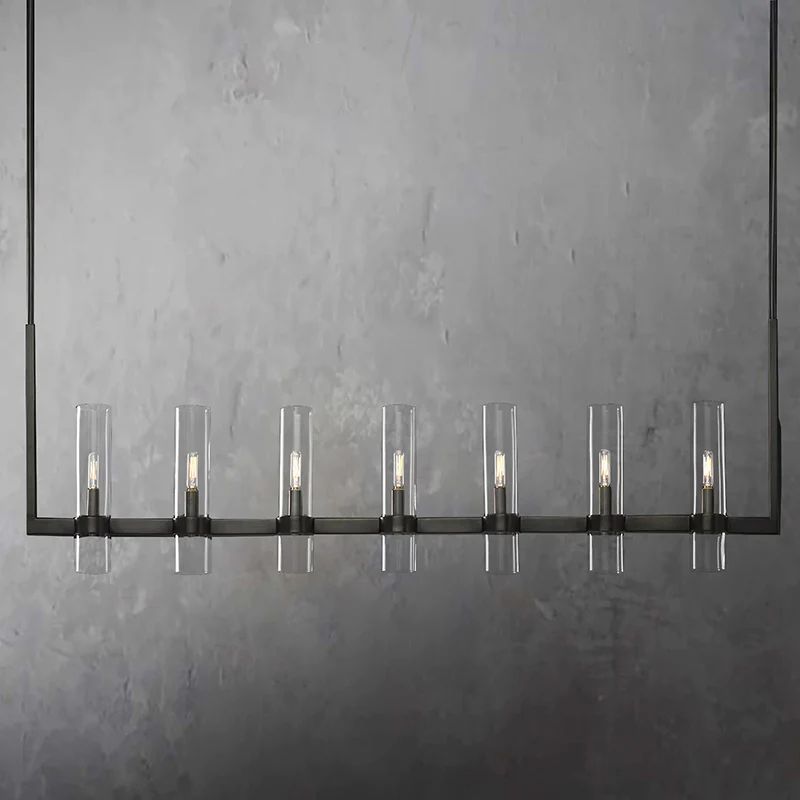 Ravelle Linear Chandelier 59" - detail 6