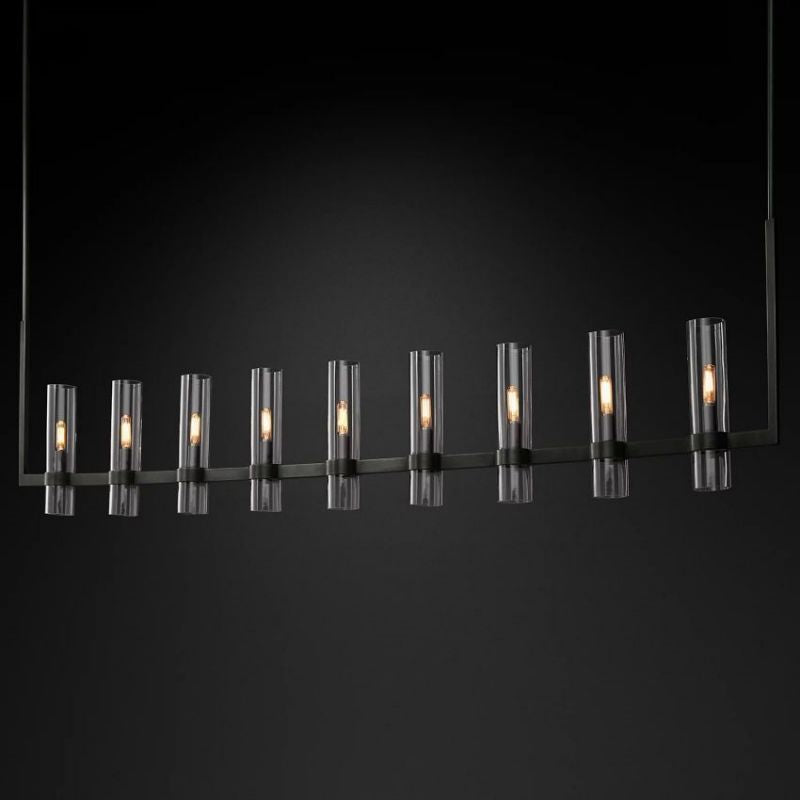 Felix Linear Chandelier 71" - detail 5