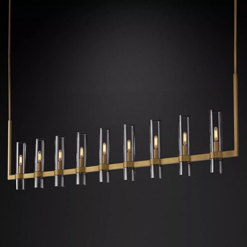 Felix Linear Chandelier 71" - detail 4