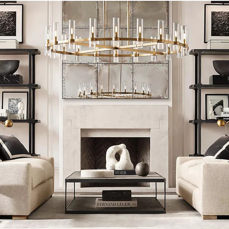 Ravelle Round Chandelier 60" - detail 4