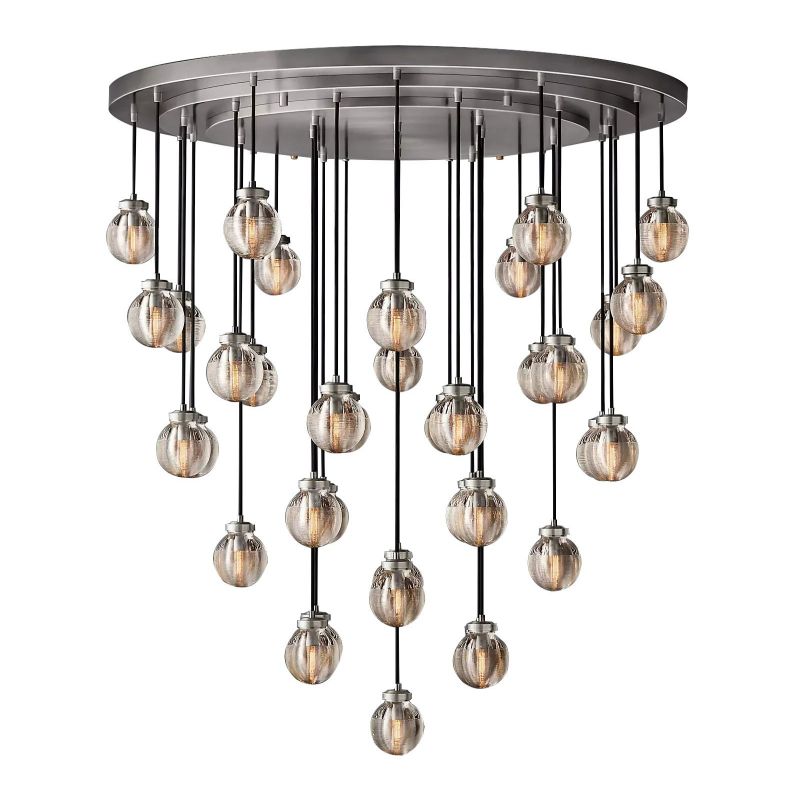 Pearl Spherical Modern Round Chandelier 48" - detail 4