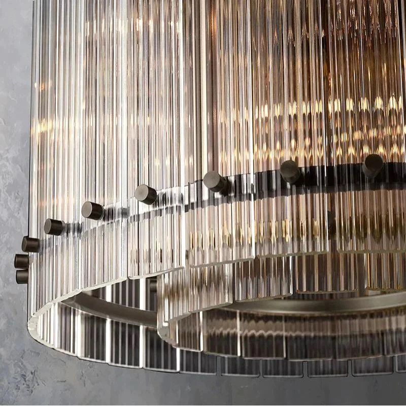 Serkan Round Chandelier 22 inch detail view