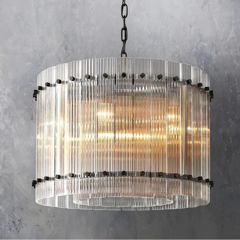 Serkan Round Chandelier 22 inch front view