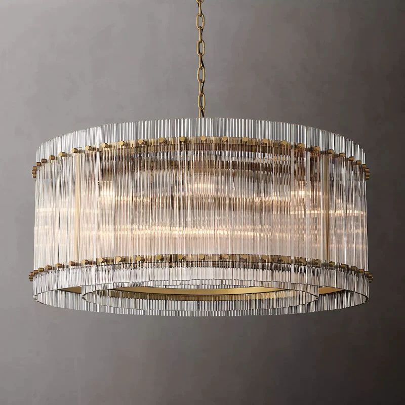 Serkan Round Chandelier 37 inch detail view