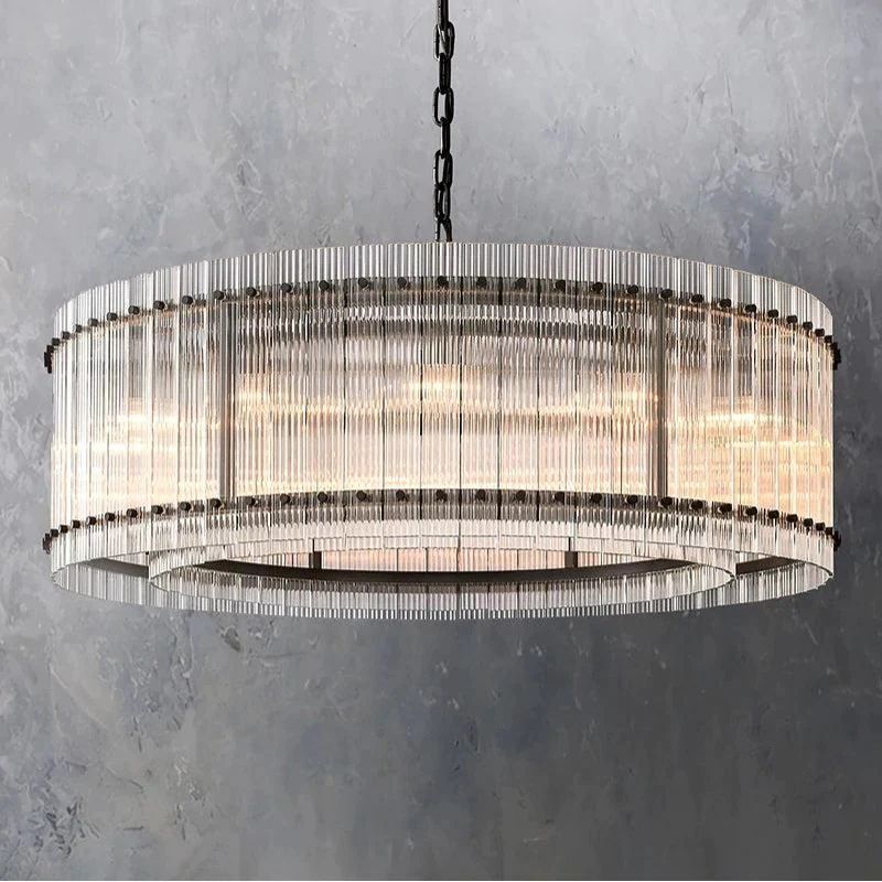 Serkan Round Chandelier 48 inch front view