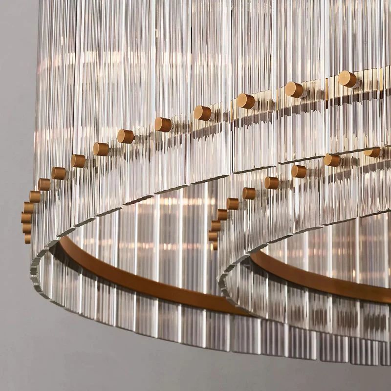 Serkan Round Chandelier 60 inch detail view