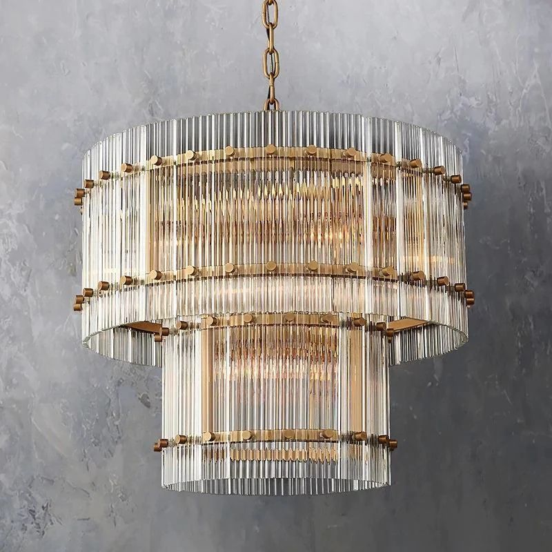 Serkan Two-Tier Luxury Round Chandelier 22 inch main view