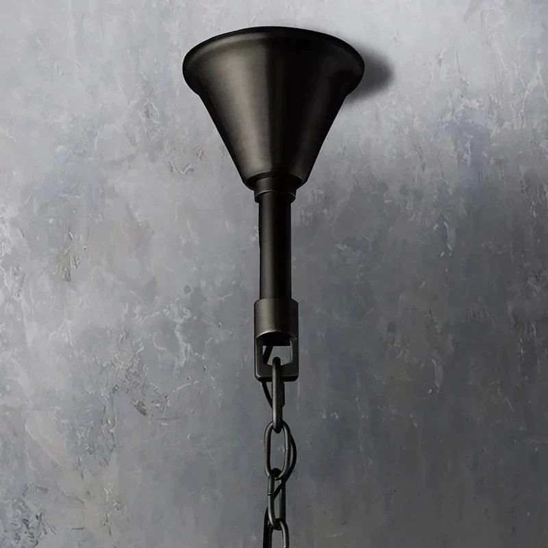 Serkan Two-Tier Luxury Round Chandelier 37 inch detail view