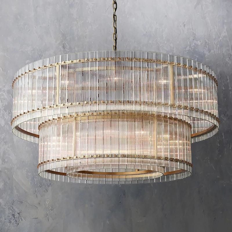 Serkan Two-Tier Luxury Round Chandelier 60 inch main view
