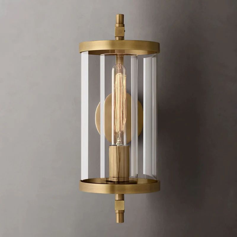 Deva Round Sconce detail view