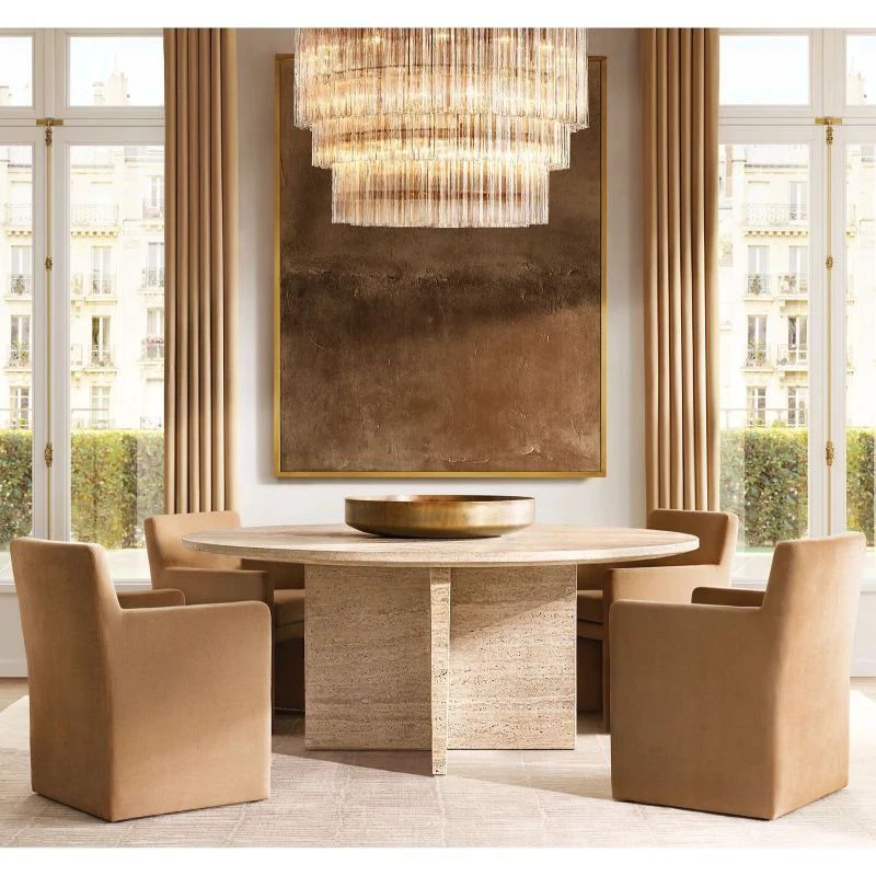Sunniva 3-Tier Round Chandelier 48 inch detail view