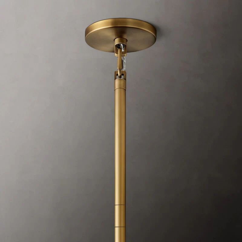 Sunniva 3-Tier Round Chandelier 48 inch detail view