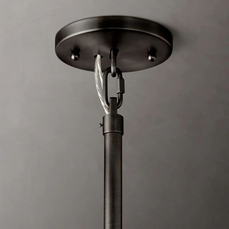 Sunniva 3-Tier Round Chandelier 48 inch detail view